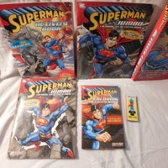 Superman Books and Stickers Fun Case - Picture 4 of 7